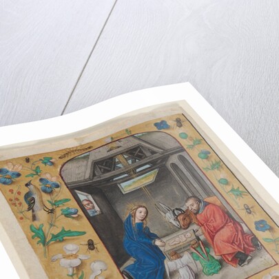 Leaf Excised from a Book of Hours: The Nativity, c. 1480 by Master of the First Prayerbook of Maximillian
