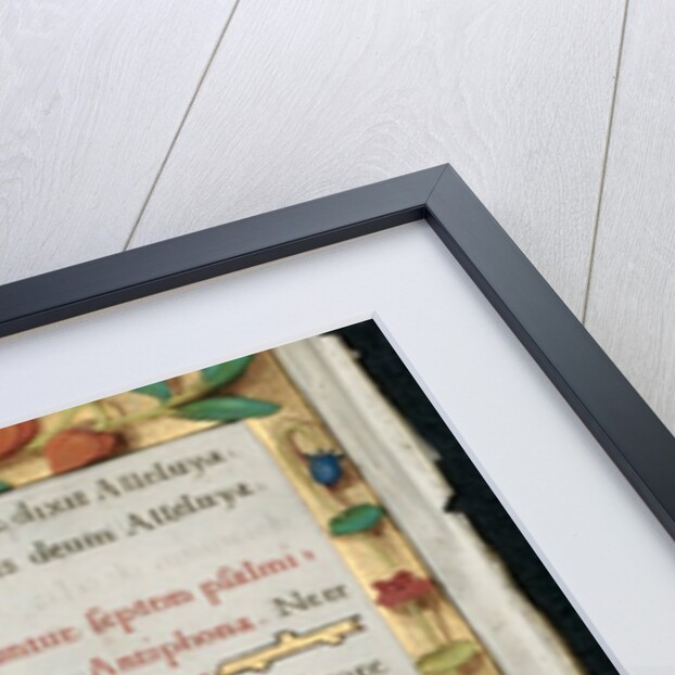 Leaf from a Book of Hours: Penitential Psalms, c. 1530-1535 by Noël Bellemare