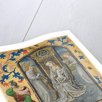 Leaf from a Book of Hours: Presentation in the Temple, c. 1470-1480 by Guillaume Vrelant