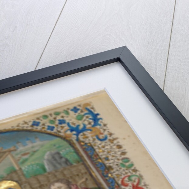 Leaf from a Book of Hours: The Nativity and Text, c. 1430 by Unknown