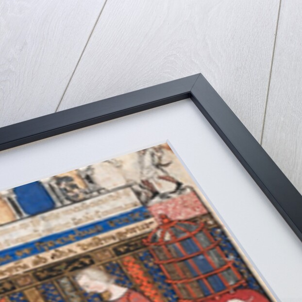 Leaf from a Cocharelli Treatise on the Vices: Accidia and Her Court, c. 1330-40 by Unknown