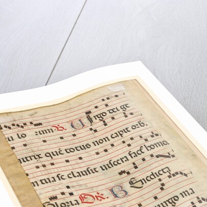 Leaf from a Gradual with Music, c. 1420-1450 by Unknown
