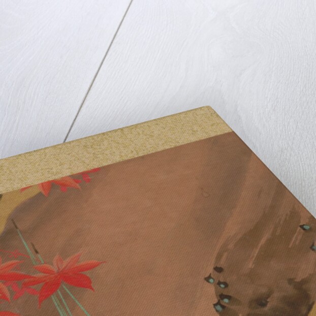 Leaf from Album of Seasonal Themes: Moths, 1847 by Shibata Zeshin