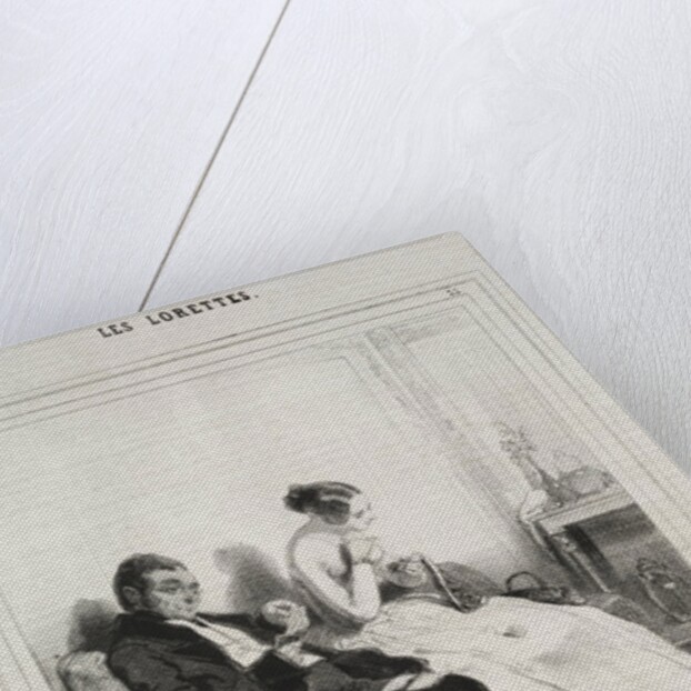 Les Lorettes, 1842 by Paul Gavarni