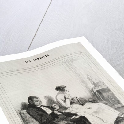 Les Lorettes, 1842 by Paul Gavarni