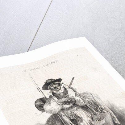 Les Plaisirs de la chasse: Le Chasseur prévoyant, 1842 by Alade Joseph Lorentz