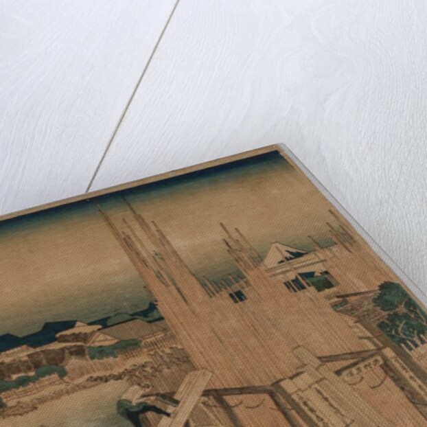 Lumber Yard, 1760-1849 by Katsushika Hokusai