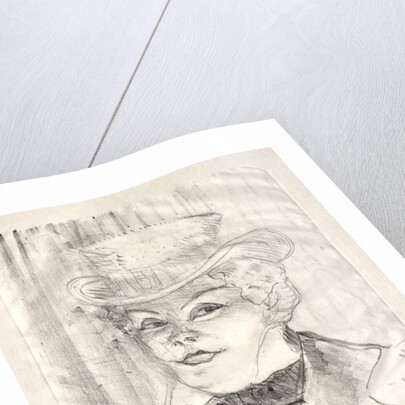 Madame Réjane, 1899 by Henri de Toulouse-Lautrec