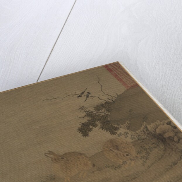 Magpies and Wild Rabbits, 1200s by Li Yong