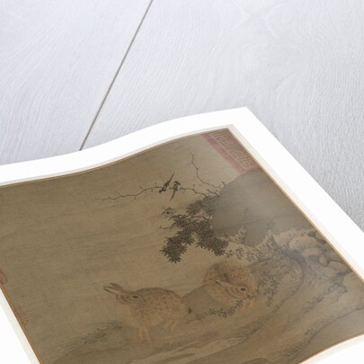 Magpies and Wild Rabbits, 1200s by Li Yong