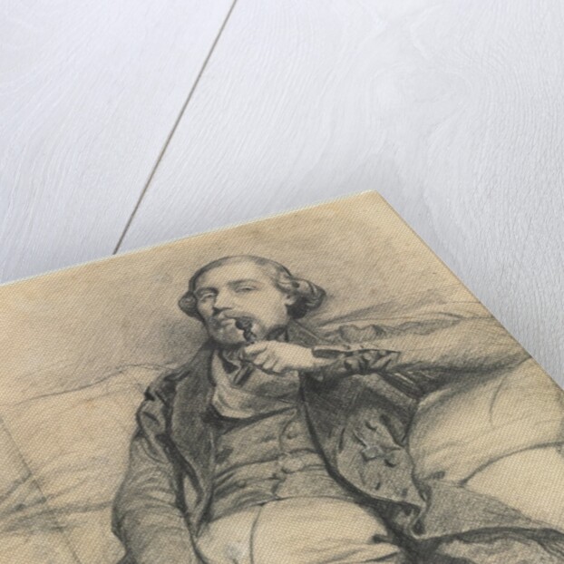 Man Smoking, 1800s by Ernest Meissonier