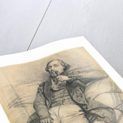 Man Smoking, 1800s by Ernest Meissonier