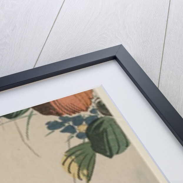 Mandarin Ducks and Flowering Plants, early or mid-1830s by Ando Hiroshige