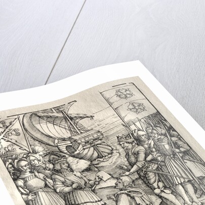 Maximilian Makes Peace with Henry VII by Peter Flötner (possibly)