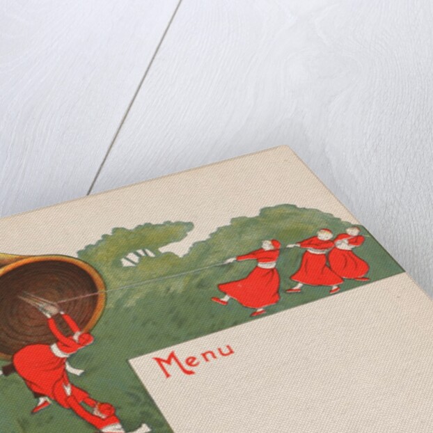 Menu Page, 1911 by Leonetto Cappiello