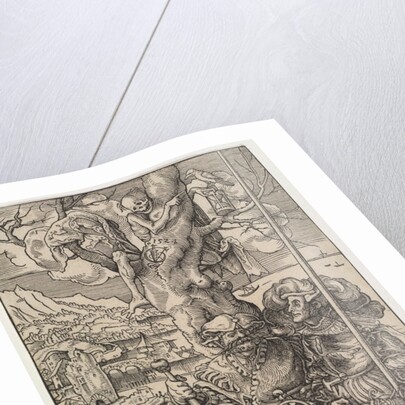 Mercenaries and A Woman with Death in a Tree, 1524 by Urs I Graf