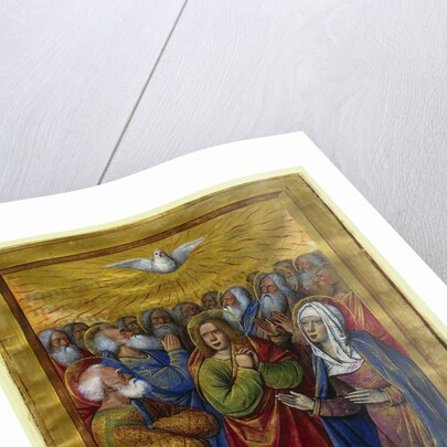 Miniature from a Book of Hours: The Pentecost, c. 1500 by Jean Poyet