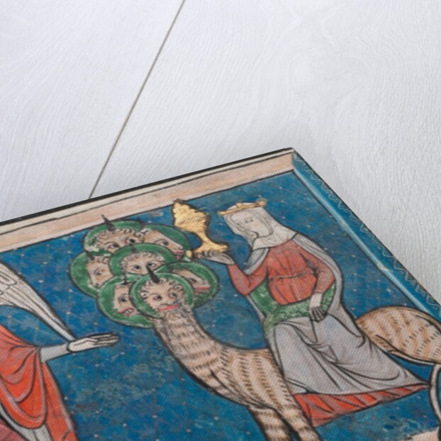 Miniature from a Manuscript of the Apocalypse: The Woman upon the Scarlet Beast, c. 1295 by Unknown