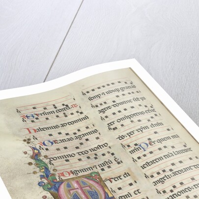 Missale: Fol. 183v: Cross, Foliage, 1469 by Bartolommeo Caporali