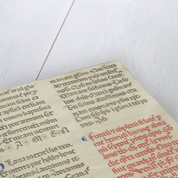 Missale: Folio 400: Colophon, 1469 by Bartolommeo Caporali