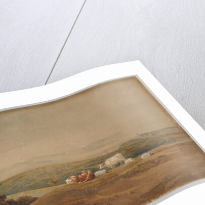 Mountains and Cattle by Peter De Wint