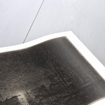 Nightpiece, original impression 1862, printed in 1921 by Charles François Daubigny