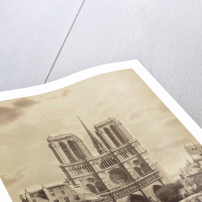 Notre Dame de Paris, early 1860s by Charles Soulier