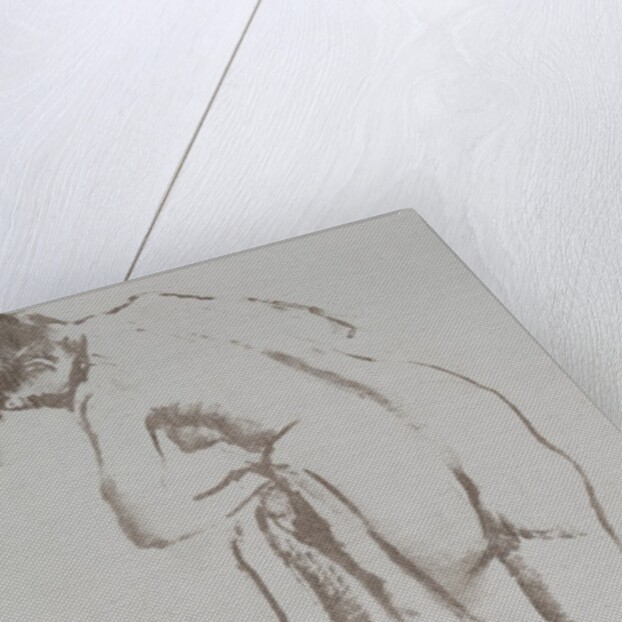 Nude Woman with Towel, Standing, 1891-92 by Edgar Degas