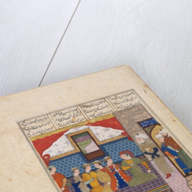 Nushirwan Sends Mihran Sitad to Fetch the Daughter of the King of China…, c. 1482 by Unknown