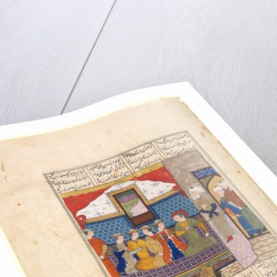 Nushirwan Sends Mihran Sitad to Fetch the Daughter of the King of China…, c. 1482 by Unknown