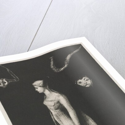 Obsession, 1894 by Printer: Monrocq; Odilon Redon