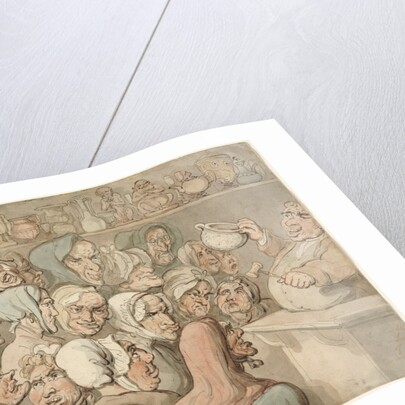 Old Maids at a Sale of Curiosities by Thomas Rowlandson