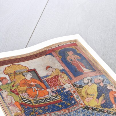 Page from Tales of a Parrot: Eighth night: The young prince recounts…, 1558-1560 by Unknown