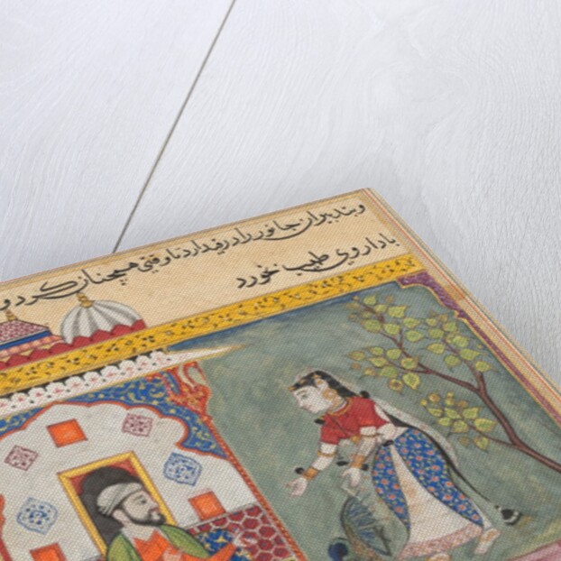 Page from Tales of a Parrot: Nineteenth night: The Brahman?s wife…, c. 1560 by Unknown