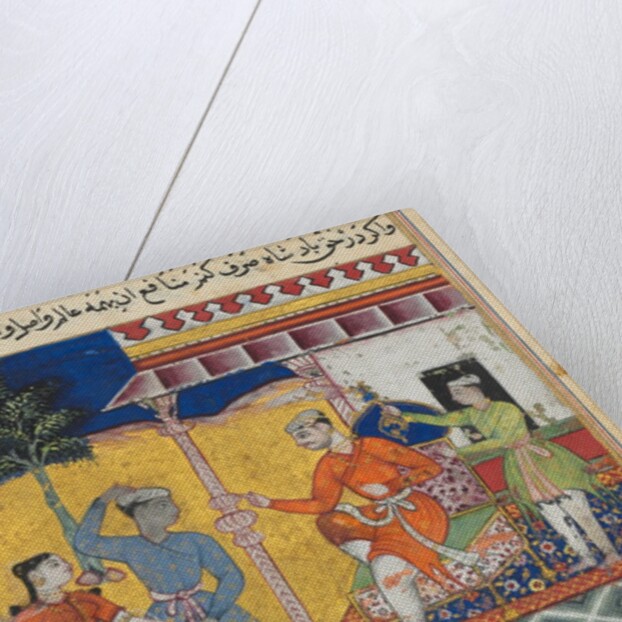 Page from Tales of a Parrot: Seventh night: The rejuvenated old man…, c. 1560 by Unknown