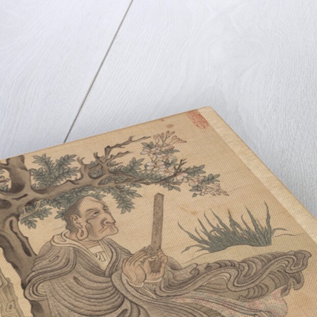 Paintings after Ancient Masters: A Lohan [after Kuan-hsiu], 1598-1652 by Chen Hongshou