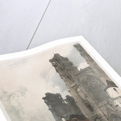 Picturesque Architecture in Paris, Ghent, Antwerp, Rouen: Laon, France, 1839 by Thomas Shotter Boys