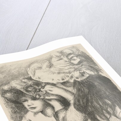 Pinning the Hat, 1897 by Pierre-Auguste Renoir