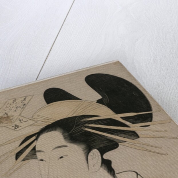 Portrait of a Courtesan Holding a Pipe…, mid 1790s by Ch?bunsai Eishi