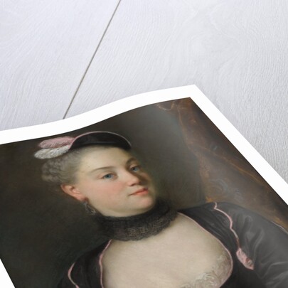 Portrait of a French Actress, c. 1746 by Jacques-Charles Allais (attributed to)