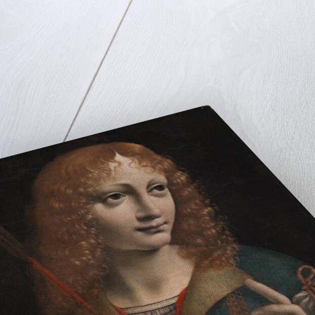 Portrait of a Youth as Saint Sebastian, late 1480s by Marco d'Oggiono (attributed to)