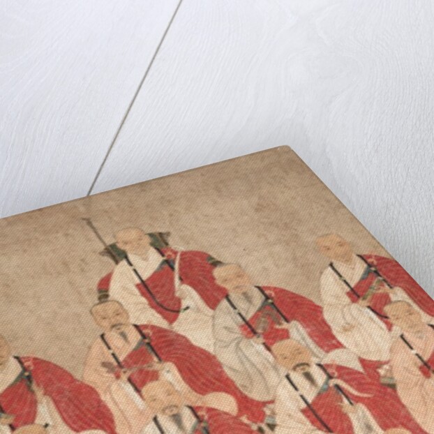 Portrait of Buddhist Monks of Obaku Sect, 1600s by Unknown