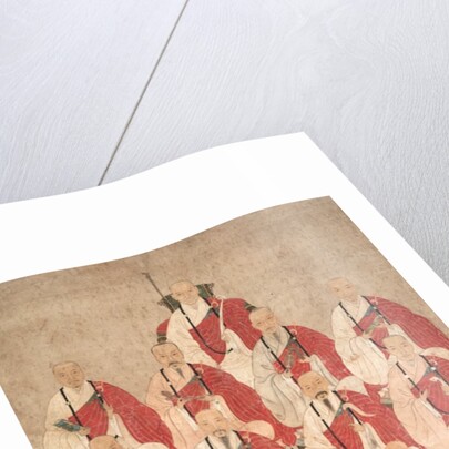Portrait of Buddhist Monks of Obaku Sect, 1600s by Unknown