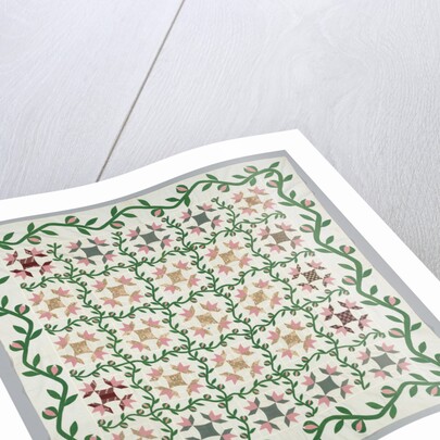 Quilt Cover, c. 1857 by Unknown