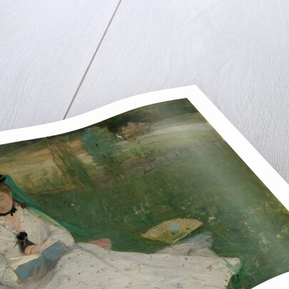 Reading, 1873 by Berthe Morisot