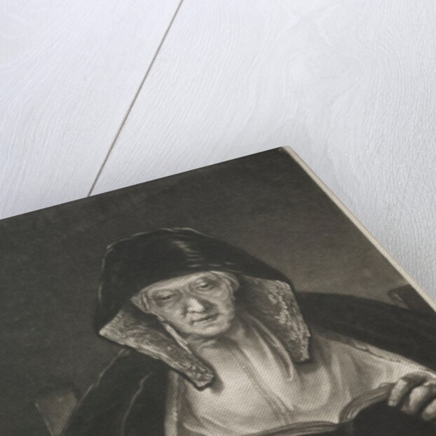 Rembrandt's Mother by James McArdell