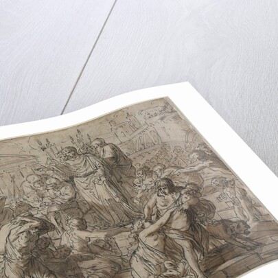 Roman Subject, 1700s by Philibert Benoît Delarue (attributed to)