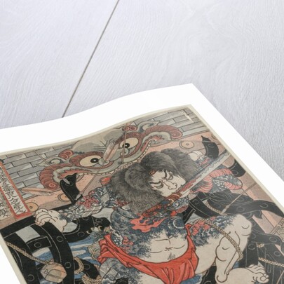 Rori Hakucho Chojun, late 1820s by Utagawa Kuniyoshi