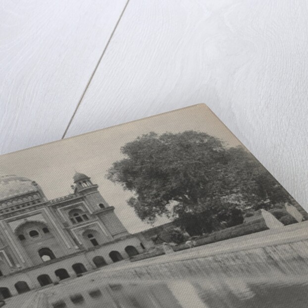Saftar Jung Tomb, Delhi, c. 1890s by A. W. A. Plâté Studio
