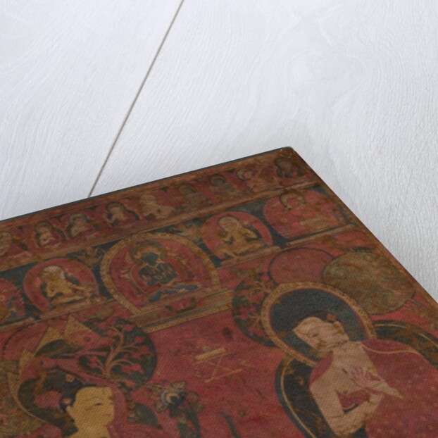 Sakyamuni with a Disciple Thangka, 14th century by Unknown